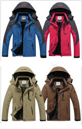 Hot sales 2017 new brand winter jacket men Plus velvet warm wind parka hooded winter coat plus size men winter coat