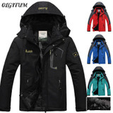Hot sales 2017 new brand winter jacket men Plus velvet warm wind parka hooded winter coat plus size men winter coat