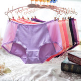 Hot sale!Women underwear briefs sexy women's panties calcinha full transparent lace seamless plus size women underwear panty