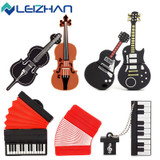 HOT SALE!super concert pen drive musical instrument 8gb/16gb/32gb  usb flash drive flash memory stick pendrive free shipping