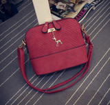 HOT SALE!2017 Women Messenger Bags Fashion Mini Bag With Deer Toy Shell Shape Bag Women Shoulder Bags Handbag bolsa feminina