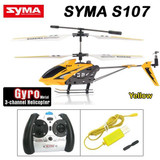 Hot sale!!!Free shipping Promotion RTF Syma S107G Metal 3.5CH RC Helicopter Toys +1 Set Free Main blade