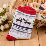 Hot sale! Women's Socks Short Christmas Gift Sock Winter Cotton Casual Deer Design Ladies Cute Socks Female Girls Warm Socks