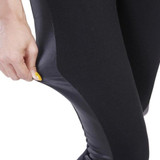 Hot Sale! Womens Leather Patch Leggings Autumn Winter Women Black Slim Jean Pants Long PU Faux Leather Cotton Casual Trousers