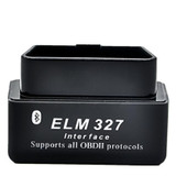 Hot sale! Top Quality bluetooth obd2 scanner super mini elm327 bluetooth obd ii elm327 v2.1 free shipping