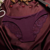 Hot sale! l women\'s sexy lace panties seamless cotton breathable panty Hollow briefs Plus Size girl brand underwear