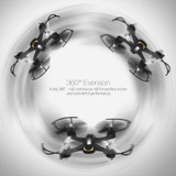 Hot Sale! Eachine E33 2.4G 6CH 6-Axis Gyro With Headless Mode LED Light RC Drone Mini Quadcopter Helicopter Toy RTF