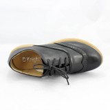 Hot Sale Women Genuine Leather Oxford Shoes Fashion Round Toe Lace Up Flat Ladies Oxfords England Style Brogue Oxfords For Women