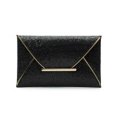SMOOZA New arrival day clutches bags Women Evening Party Bags Gold Sequins Envelope Bag Purse Clutch Handbags Shiny Solid purse