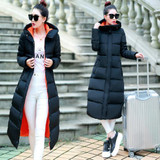 SMFOLW 2017 Coat Parkas Women Winter Jackets Winter Long Jacket Women High Quality Warm Female Thickening Warm Parka Hood