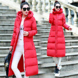 SMFOLW 2017 Coat Parkas Women Winter Jackets Winter Long Jacket Women High Quality Warm Female Thickening Warm Parka Hood