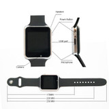 SmartWatch A1 Smart Watch With Camera Pedometer Sleep Tracker MP3 Answer Call Bluetooth For Android iOS PK DZ09 U8 GT08 GV18