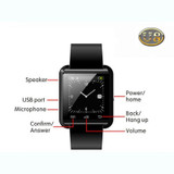 Smartwatch Bluetooth Smart Watch U2 for iPhone IOS Android Smart Phone Wear Clock Wearable Device Smartwach PK  GT08 DZ09