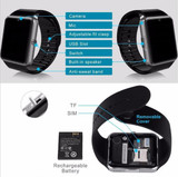 Smartwatch  GT08 Bluetooth Smart watch Wristwatch for Apple iPhone IOS Android Phone Intelligent Clock Sport Watch PKDZ09 F69 U8