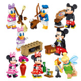 Smartable 8pcs Princess Building Blocks Cinderella Arendelle Castle Anna Elsa Girls Figure toys 37006 Compatible Friends