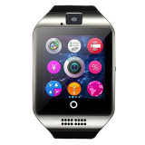 Smart Watch Q18 Plus Clock Sync Notifier Support Sim SD Card Bluetooth Connectivity Android Phone Smartwatch Sport pedometer