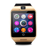 Smart Watch Q18 Plus Clock Sync Notifier Support Sim SD Card Bluetooth Connectivity Android Phone Smartwatch Sport pedometer
