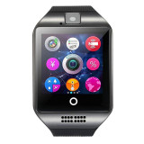 Smart Watch Q18 Plus Clock Sync Notifier Support Sim SD Card Bluetooth Connectivity Android Phone Smartwatch Sport pedometer
