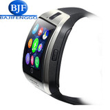 Smart Watch Q18 Plus Clock Sync Notifier Support Sim SD Card Bluetooth Connectivity Android Phone Smartwatch Sport pedometer