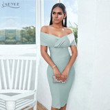 ADYCE New Summer Off Shoulder Bandage Dress Women 2020 Sexy Short Sleeve Midi Bodycon Club Celebrity Runway Party Dress Vestidos ADYCE New Summer Off Shoulder Bandage Dress Women 2020 Sexy Short Sleeve Midi Bodycon Club Celebrity Runway Party Dress Vestidos