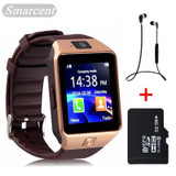 Smart watch DZ10 DZ09 Sync Notifier Clock Support Sim Card Bluetooth Connectivity Apple iphone Android PK GV18 GT08 V8 Smarcent