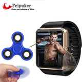 Smart Watch Clock With Sim Card Slot Push Message Bluetooth Connectivity Android Phone music Better PK DZ09 KW18 Smartwatch