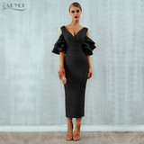 Adyce 2020 New Summer Yellow Red Women Club Dress Vestidos Celebrity Party Dress Ruffle Butterfly Short Sleeve Midi Club Dress Adyce 2020 New Summer Yellow Red Women Club Dress Vestidos Celebrity Party Dress Ruffle Butterfly Short Sleeve Midi Club Dress