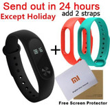 Smart Bracelet Xiaomi Mi Band 2 Original Smart Wristband Fitness Tracker OLED Screen Heart Rate Monitor Mi Band 2 Clock in Stock