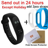 Smart Bracelet Xiaomi Mi Band 2 Original Smart Wristband Fitness Tracker OLED Screen Heart Rate Monitor Mi Band 2 Clock in Stock