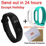 Smart Bracelet Xiaomi Mi Band 2 Original Smart Wristband Fitness Tracker OLED Screen Heart Rate Monitor Mi Band 2 Clock in Stock