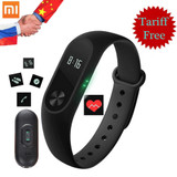 Smart Bracelet Xiaomi Mi Band 2 Original Smart Wristband Fitness Tracker OLED Screen Heart Rate Monitor Mi Band 2 Clock in Stock