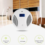 Smart LCD Electronic Ultrasonic Electromagnetic Wave Mouse Repeller Rat Repellent Pests Control UV Light 8 Stages of Frequency