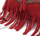 Small Shoulder Bags For Women 2017 Tassels Women Messenger Bags Vintage Leather Zipper Printing Crossbody Bags For Women Fashion
