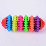 Small Pets Dog Puppy Colorful Rubber Dental Teething Healthy Teeth Gums Chew Toys