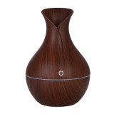 USB Wood Grain Essential Oil Diffuser Ultrasonic  Humidifier Household Aroma Diffuser Aromatherapy Mist Maker with Light 2020