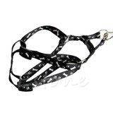 Small Dog Pet Puppy Cat Adjustable Nylon Harness with Lead leash 5 Colors