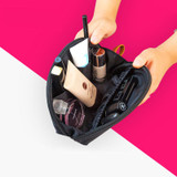 Small Capacity Cosmetic Make Up Bag Travel Toiletry Makeup Bag Purse Pouch Zipper Makeup Case Beautician Clutch Bags Wholesale