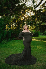 SLYXSH Women Skirt Maternity Photography Props Lace Gown Pregnancy Clothes Maternity Dresses For pregnant Photo Shoot Clothing
