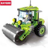 SLUBAN Building Blocks City House Snack Car TV Express Police Truck school bus Brick girls Toy
