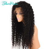 Slove Rosa Lace Front Human Hair Wigs For Black Women 150% Remy Brazilian Loose Curly Lace Wigs With Baby Hair Bleached Knots