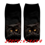 SLMVIAN Wholesale 3D Animal Cat Printed Socks For Men Women Cute Unisex Ankle Socks Women Socks Happy Casual Socks-002