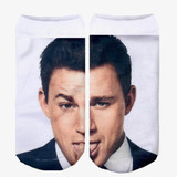 SLMVIAN  Colors Harajuku Style 3D socks women Print harry leonardo Socks Casual Charactor Socks Unisex Low Cut Ankle Socks
