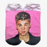 SLMVIAN  Colors Harajuku Style 3D socks women Print harry leonardo Socks Casual Charactor Socks Unisex Low Cut Ankle Socks