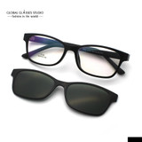 Free Shipping Ultra Light Eyewear Magnet Polarized Sunglasses Clip Prescription Eyeglasses Fashion Magnetic Sunglasses 5139