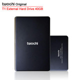 Free shipping TWOCHI T1 Original 2.5'' External Hard Drive 40GB  Portable HDD Storage Disk