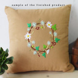 FREE Shipping Top Quality twill embroidery canvas fabric DIY embroidered gift DIY cloth bag clothes pillowcase decoration gift