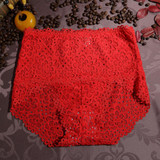 Free Shipping The new tall waist belly in ms lace underwear Osaka panties modal bamboo fiber is better than cotton #7232R3