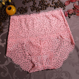 Free Shipping The new tall waist belly in ms lace underwear Osaka panties modal bamboo fiber is better than cotton #7232R3