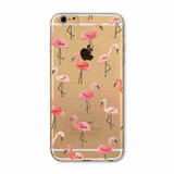 For Apple iPhone 6 6s Plus 4 4S 5 5S SE 5C 6Plus Case Soft TPU Silicon Transparent Thin Cover Black Cat Owl Rabbit Animal Case