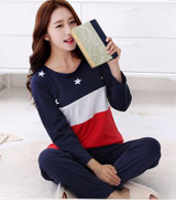 Foply 2017 Cotton Spring Autumn Womens Pajama Sets Animal Long Sleeve Women Sleepwear Pajamas Pijama Feminino Girls Nightgown